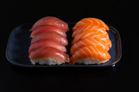 Plateau nigiri mixte (10 pièces) de Mas Sushi