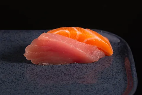 Sashimi mixte saumon thon (4 pièces) de Mas Sushi