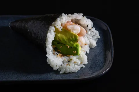 Temaki crevette avocat (1 pièce) de Mas Sushi