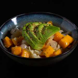 Tartare de daurade et mangue avocat