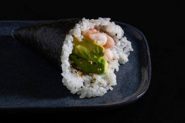 Temaki crevette avocat (1pcs)